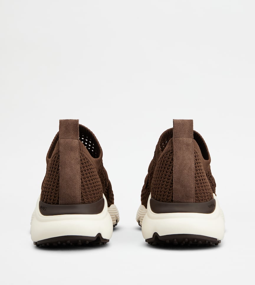 Kate Slip-on Sneakers in Fabric - Rear view