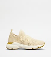 Kate Slip-on Sneakers in Fabric-YELLOW