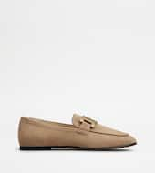 Kate Loafers in Leather-BEIGE