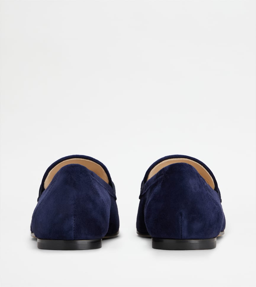 T Timeless Loafers in Suede - Rear view