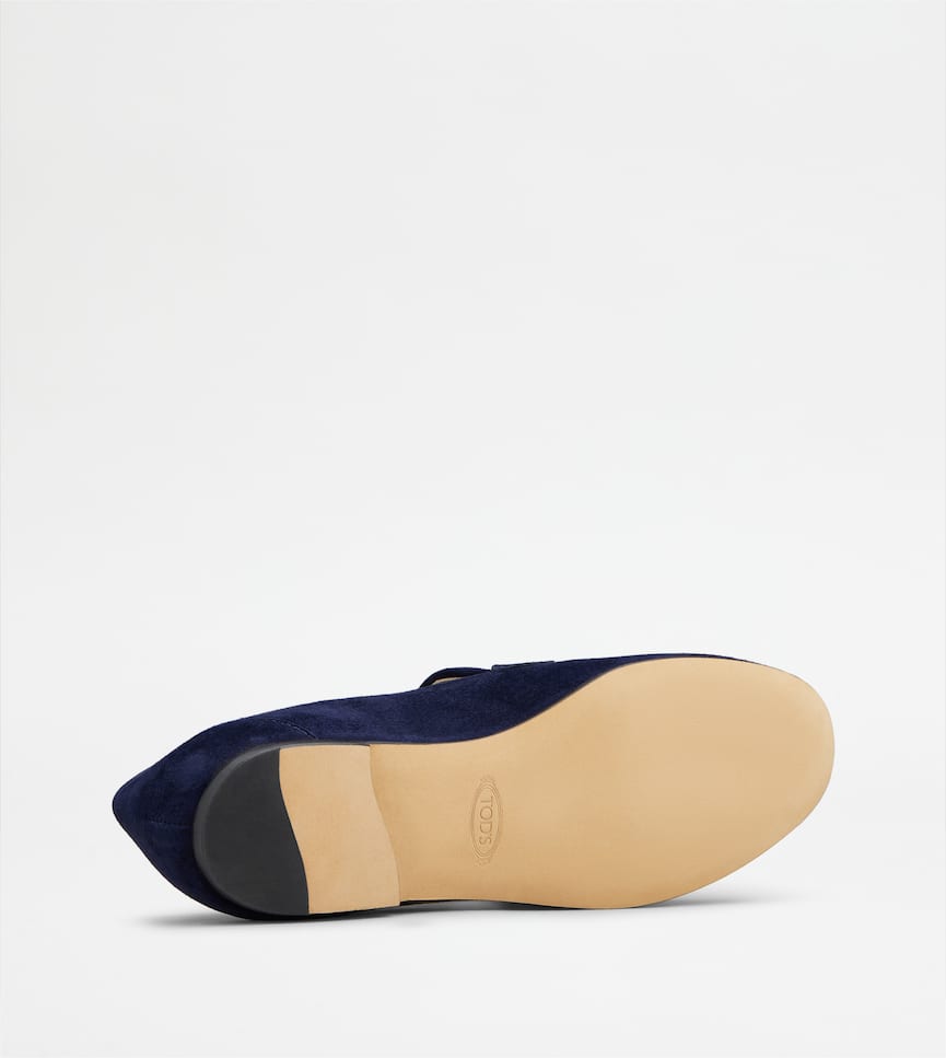 T Timeless Loafers in Suede - Bottom view