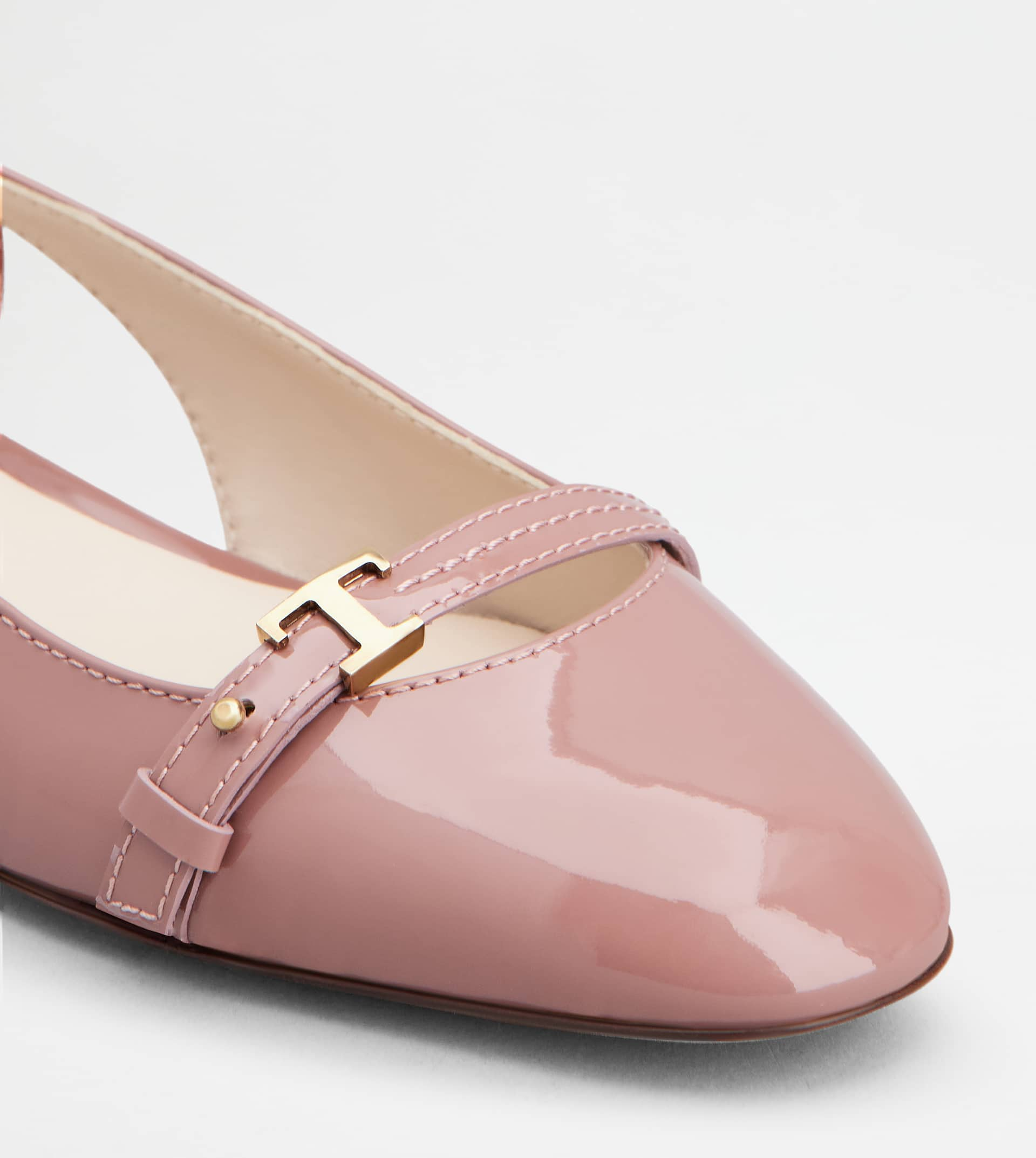 Slingback Ballerinas in Patent Leather